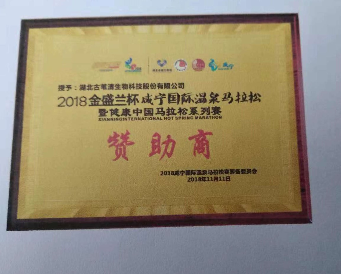 2018金盛兰杯咸宁国际温泉马拉松暨健康中国马拉松系列赛